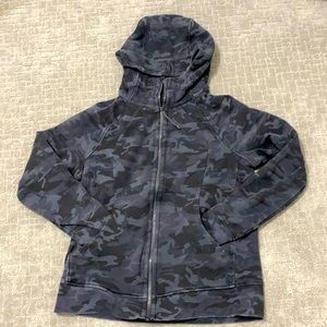 Lemon camo scuba hoodie size 8